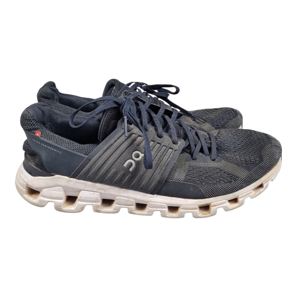 On Running Men's Cloudswift Sneakers Shoes 11.5 Black Athletic Flaws!
